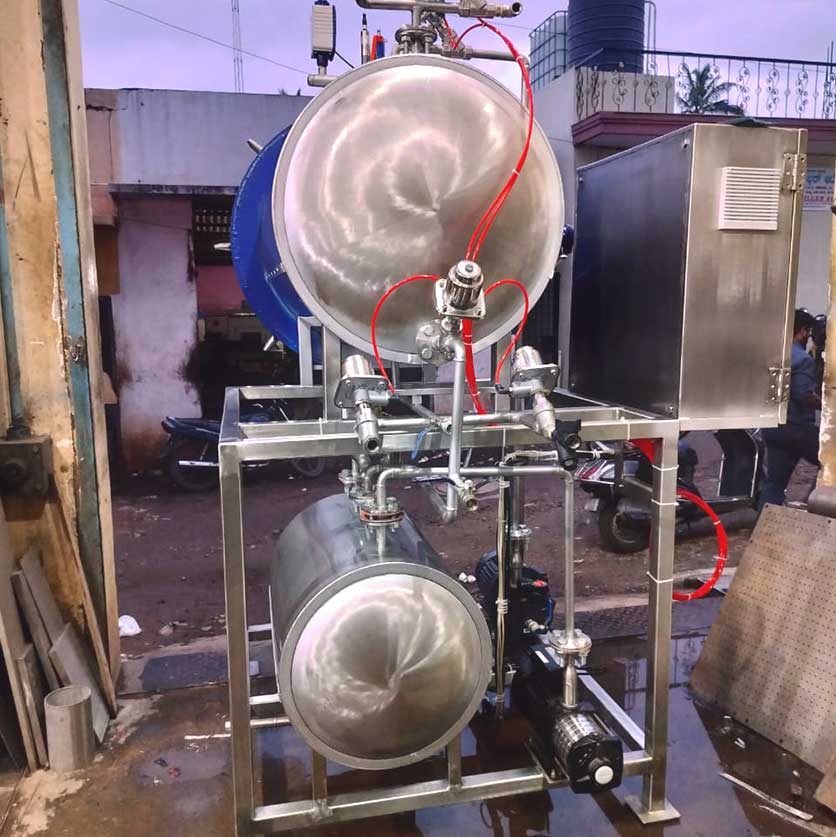 Horizontal Autoclave - Industrial sterilization system for pharmaceutical and food industries