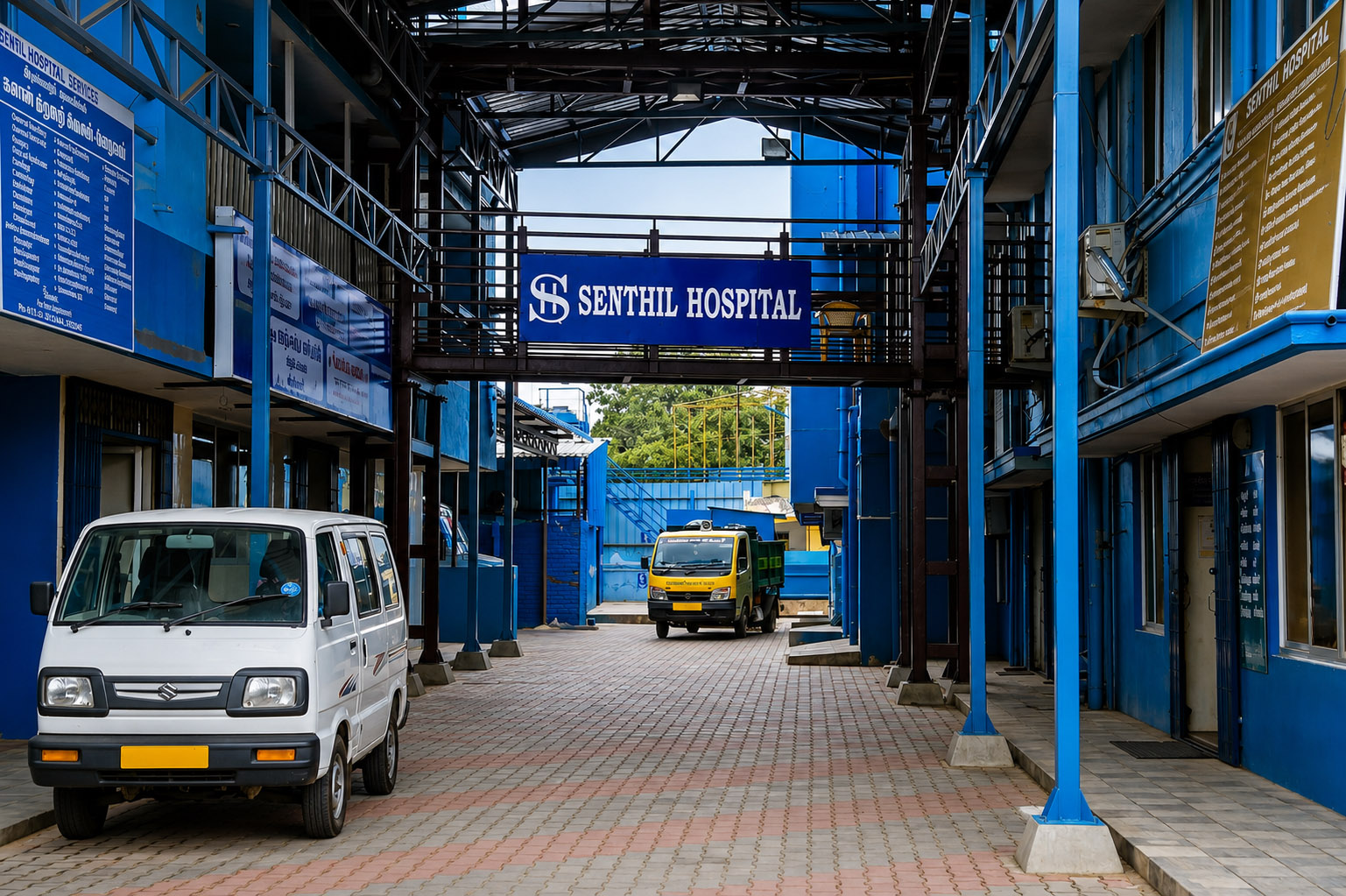 Hospital Campus Side Elevation