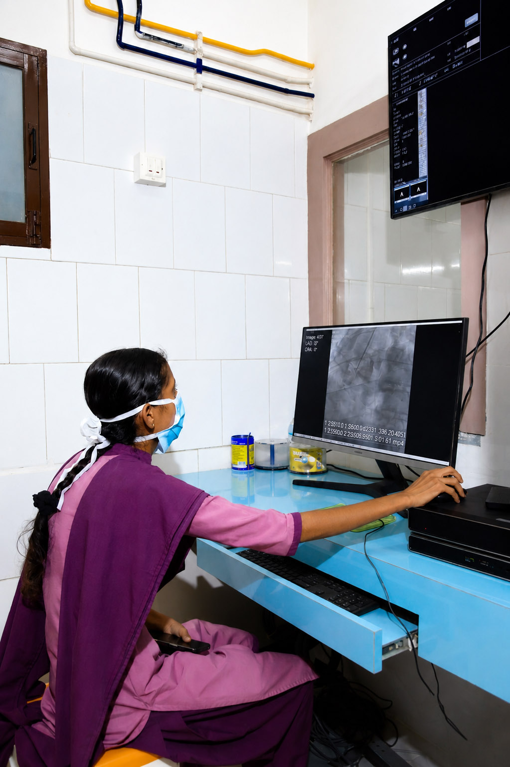 Modern Cath Lab Imaging Setup 1